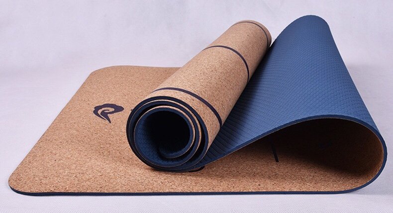 Grip Soft Ecologico Big PU Cork Suede Yoga Mat - China Cork Yoga
