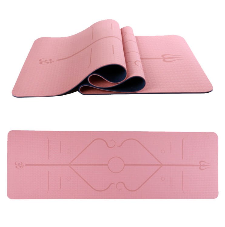 Eco-Friendly Double Arch Yoga Mat in Cream