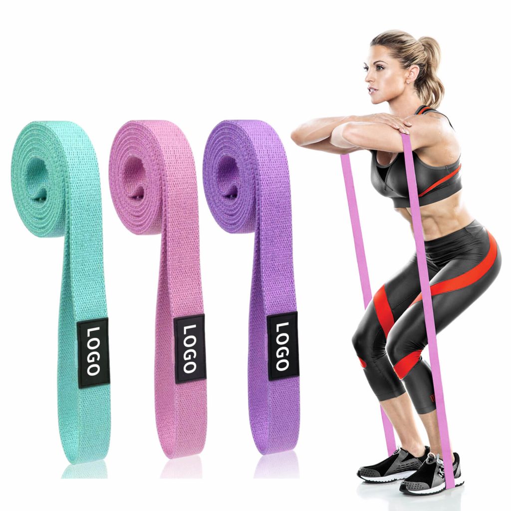 Long Fabric Resistance Bands Sunbear Fitness Equipmenet Wholesale 4815